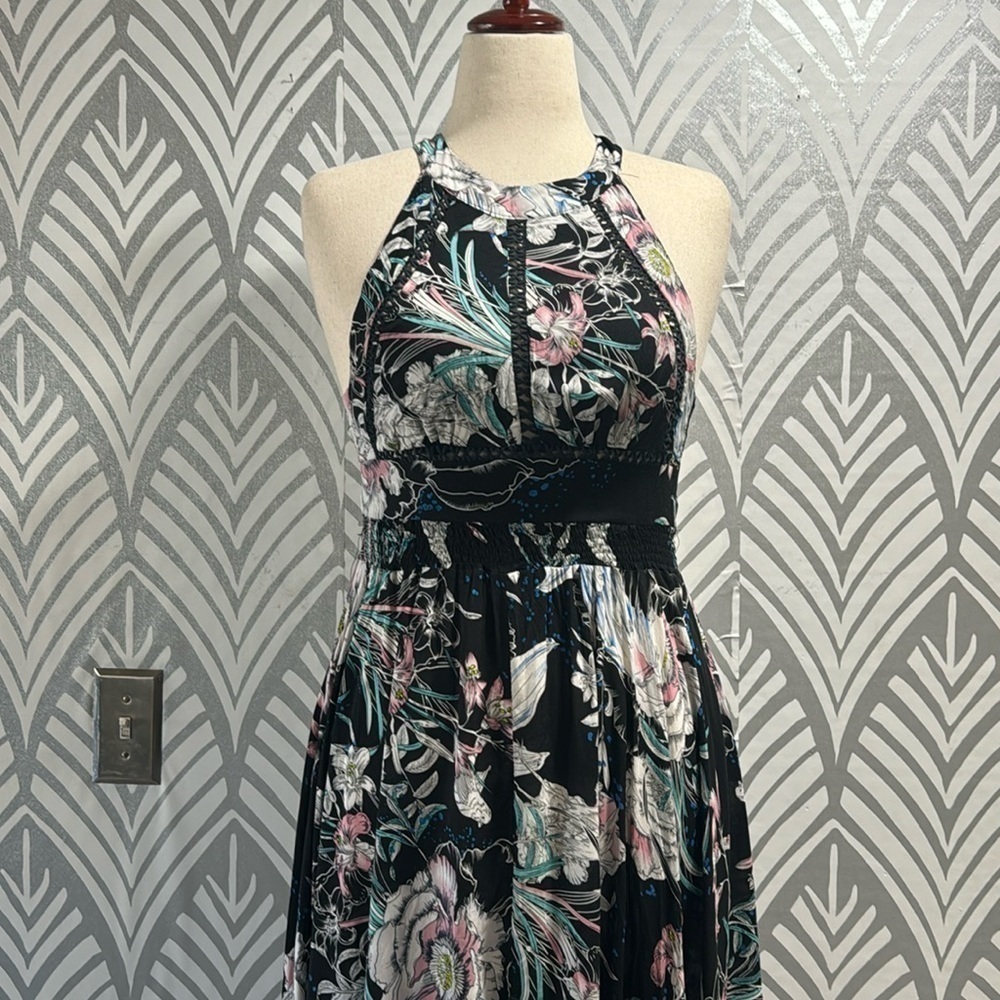 NLW halter dress